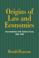 Book cover of: Origins of Law and Economics. By: Heath Pearson