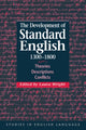 Book cover of: Development of Standard English, 1300–1800. By: Laura Wright