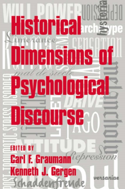 Book cover of: Historical Dimensions of Psychological Discourse