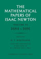 Book cover of: Mathematical Papers of Isaac Newton: Volume 6. By: Isaac Newton
