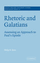 Book cover of: Rhetoric and Galatians. By: Philip H. Kern