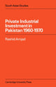 Book cover of: Private Industrial Investment in Pakistan. By: Rashid Amjad