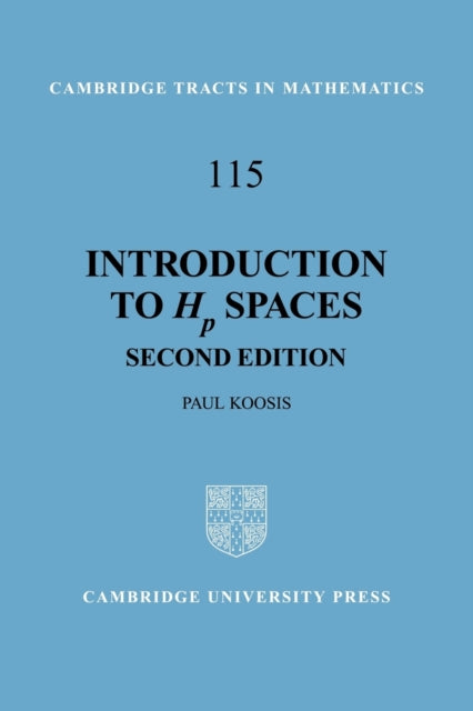 Book cover of: Introduction to Hp Spaces. By: Paul Koosis