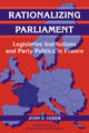 Book cover of: Rationalizing Parliament. By: John D. Huber