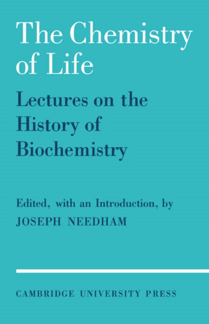 Book cover of: Chemistry of Life. By: Joseph Needham