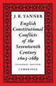 Book cover of: English Constitutional Conflicts of the Seventeenth Century. By: J. R. Tanner