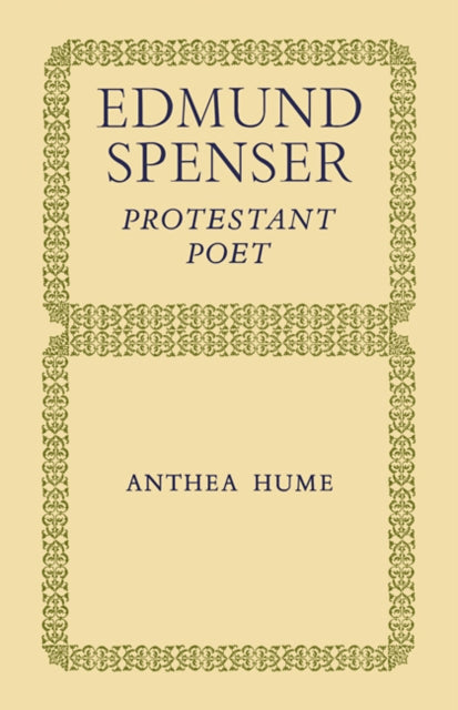 Book cover of: Edmund Spenser. By: Anthea Hume