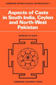 Book cover of: Aspects of Caste in South India, Ceylon and North-West Pakistan. By: Edmund Ronald Leach