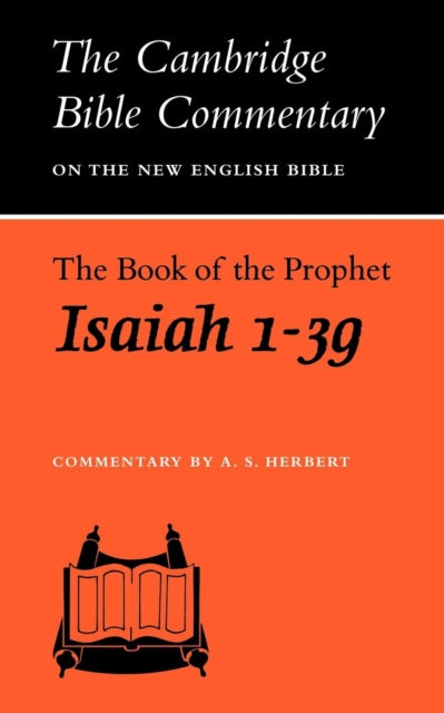 Book cover of: Book of the Prophet Isaiah, 1-39