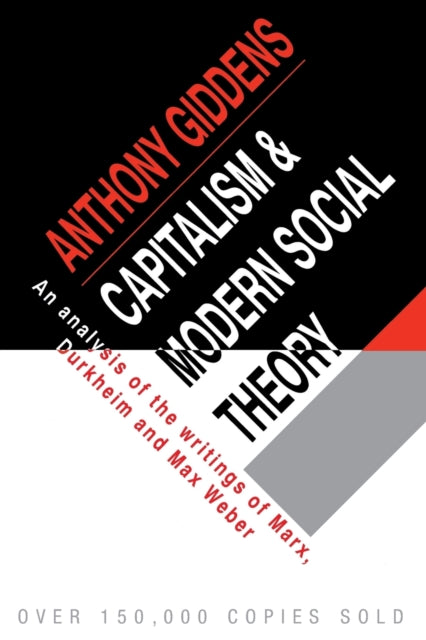 Book cover of: Capitalism and Modern Social Theory. By: Anthony Giddens