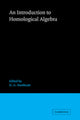 Book cover of: Introduction to Homological Algebra. By: D. G. Northcott