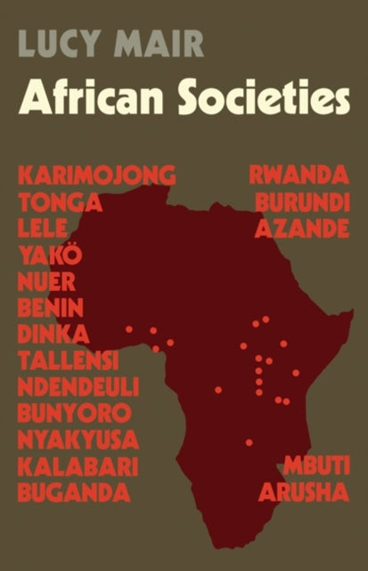 Book cover of: African Societies