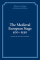 Book cover of: Medieval European Stage, 500–1550. By: William Tydeman