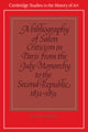 Book cover of: Bibliography of Salon Criticism in Paris from the July Monarchy to the Second Republic, 1831–1851: Volume 2. By: Neil McWilliam
