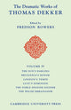 Book cover of: Dramatic Works of Thomas Dekker. By: Fredson Bowers