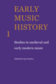 Book cover of: Early Music History. By: Iain Fenlon
