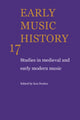 Book cover of: Early Music History. By: Iain Fenlon