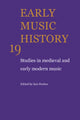 Book cover of: Early Music History. By: Iain Fenlon
