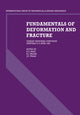 Book cover of: Fundamentals of Deformation and Fracture. By: B. A. Bilby