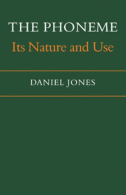 Book cover of: Phoneme. By: Daniel Jones