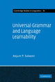 Book cover of: Universal Grammar and Language Learnability. By: Anjum P. Saleemi
