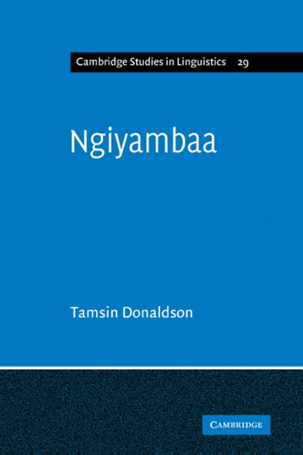 Book cover of: Ngiyambaa. By: Donaldson