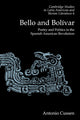 Book cover of: Bello and Bolivar. By: Antonio Cussen