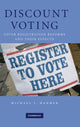 Book cover of: Discount Voting. By: Michael J. Hanmer