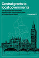 Book cover of: Central Grants to Local Governments. By: Robert J. Bennett