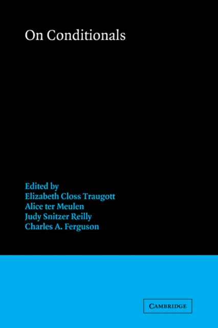 Book cover of: On Conditionals. By: Elizabeth Closs Traugott