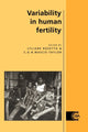 Book cover of: Variability in Human Fertility. By: Lyliane Rosetta