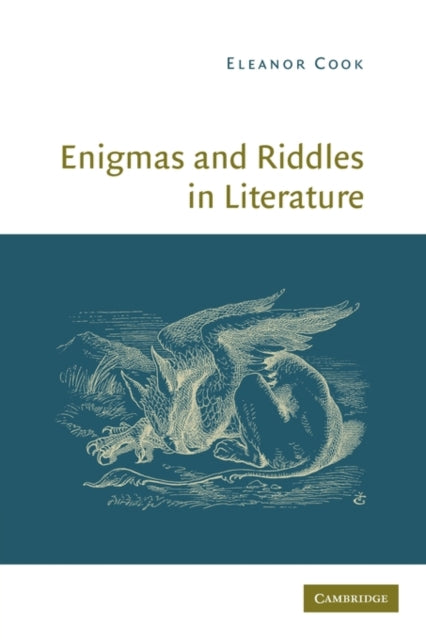 Book cover of: Enigmas and Riddles in Literature. By: Eleanor Cook