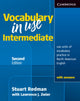 Book cover of: Vocabulary in Use Intermediate Student's Book with Answers. By: McCarthy, Michael