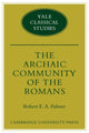 Book cover of: Archaic Community of the Romans. By: Robert E. A. Palmer