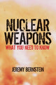 Book cover of: Nuclear Weapons. By: Jeremy Bernstein