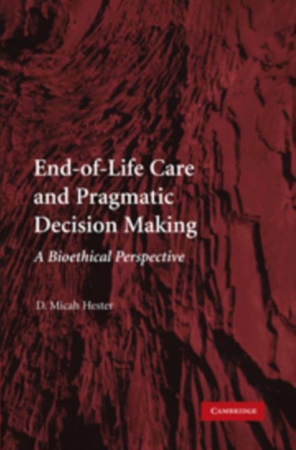 Book cover of: End-of-Life Care and Pragmatic Decision Making. By: D. Micah Hester