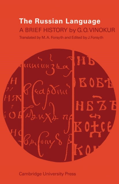 Book cover of: Russian Language. By: G. O. Vinokur