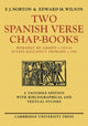 Book cover of: Two Spanish Verse Chap-Books. By: F. J. Norton
