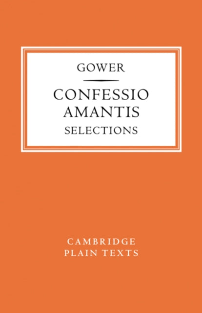 Book cover of: Confessio Amantis. By: J. Gower
