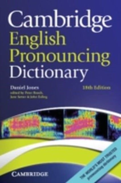 Book cover of: Cambridge English Pronouncing Dictionary. By: Daniel Jones