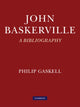 Book cover of: John Baskerville: A Bibliography. By: Philip Gaskell