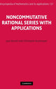 Book cover of: Noncommutative Rational Series with Applications