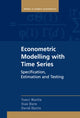 Book cover of: Econometric Modelling with Time Series. By: Vance Martin