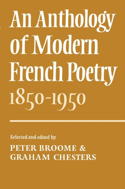 Book cover of: Anthology of Modern French Poetry (1850–1950)