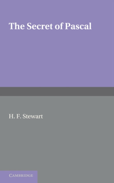 Book cover of: Secret of Pascal. By: H. F. Stewart