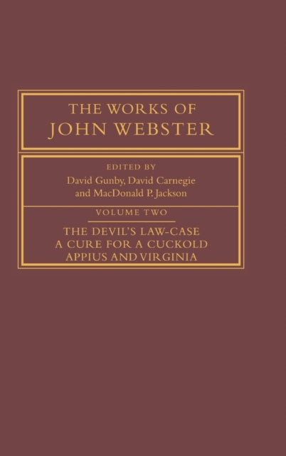 Book cover of: Works of John Webster. By: John Webster