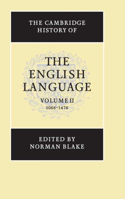 Book cover of: Cambridge History of the English Language. By: Norman Blake