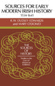 Book cover of: Sources for Modern Irish History 1534–1641. By: R. W. Dudley Edwards