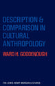 Book cover of: Description and Comparison in Cultural Anthropology