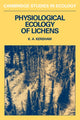 Book cover of: Physiological Ecology of Lichens